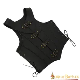 Leather battle corset Nessa