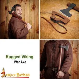 Hand-forged Viking beard axe