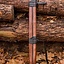 LARP sword scabbard, L, right-handed, brown