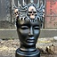 Latex tiara with skulls