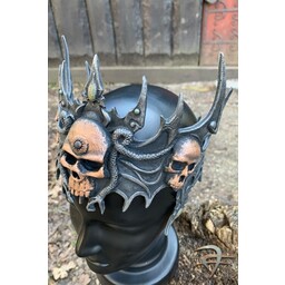 Latex tiara with skulls