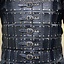 Leather brigandine long, black