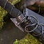 Leather holster hook for LARP sword, black