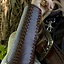 Leather Bracers Battle, brown, pair