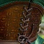 Leather corset Margot, green