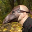 Leather mask plague doctor, brown