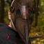 Leather mask plague doctor, brown