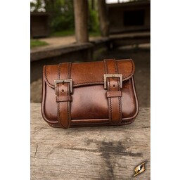 Leather belt bag Niccola, brown