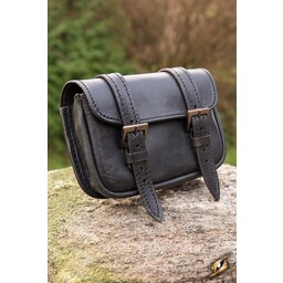 Leather belt bag Niccola, black