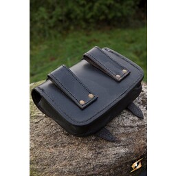 Leather belt bag Niccola, black