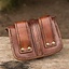 Leather belt bag Agostino, brown