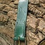 Leather belt Aruthia, green