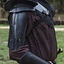 Leather shoulder armor, black