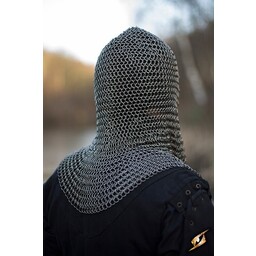 Chainmail coif Alaric, 9 mm