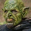 Mask evil goblin green