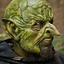 Mask evil goblin green