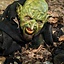 Mask evil goblin green
