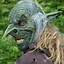 Mask Goblin Overlord with grey hair