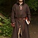 Epic Armoury Medieval robe Benedict, brown