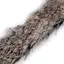 Artificial fur trim for clothing, 1 meter, dark