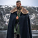 Leonardo Carbone Fur cloak John, black