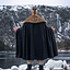 Fur cloak John, black