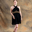 Goddess Dress Persephone, short, black