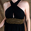 Goddess Dress Persephone, short, black
