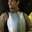 Medieval cuirass with rivets