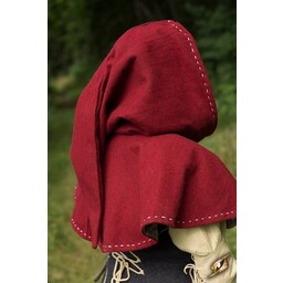 Medieval chaperon Erhard, red