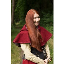 Medieval chaperon Erhard, red