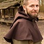 Medieval chaperon Walt, brown