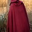 Medieval hooded cloak Thomas, red