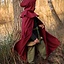 Medieval hooded cloak Thomas, red