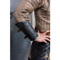 Medieval vambraces, patinated