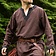 Epic Armoury Medieval long-sleeved tunic brown