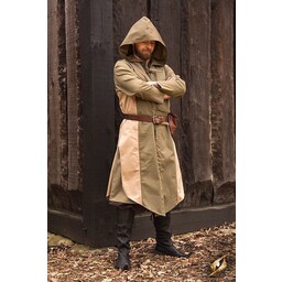 Sleeveless coat Assassins Creed, green-sand