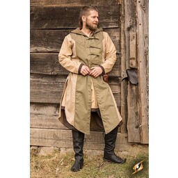 Sleeveless coat Assassins Creed, green-sand
