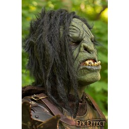 Orc mask with hair