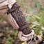 Pair of greaves Fighter, brown