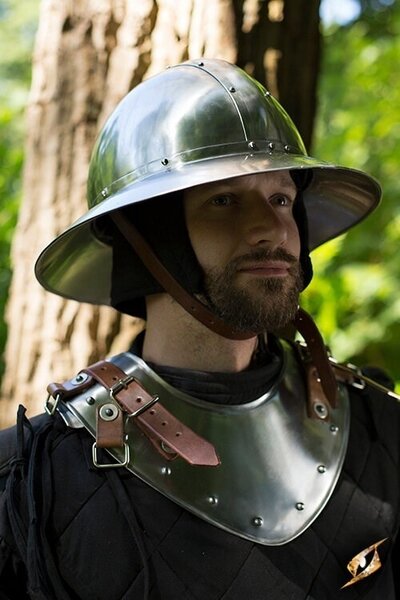 Medieval gorget Warrior