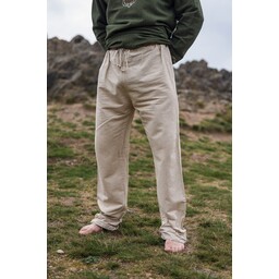 Linen Viking trousers, natural