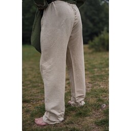 Linen Viking trousers, natural