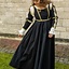 Renaissance dress Lucrezia, black