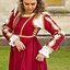 Renaissance dress Lucrezia, red