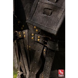 RFB Fighter leather armour, black