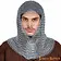 Lord of Battles Chainmail coif, galvanized, unriveted round rings