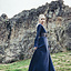 Viking dress Valdis, blue