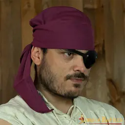 Pirate bandana, burgundy