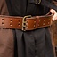 Belt with rings, brown
